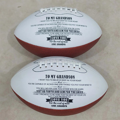 Size #9 PU Leather American Football - Durable, Machine Sewn for Adults & Clubs 2