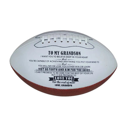 Size #9 PU Leather American Football - Durable, Machine Sewn for Adults & Clubs 5