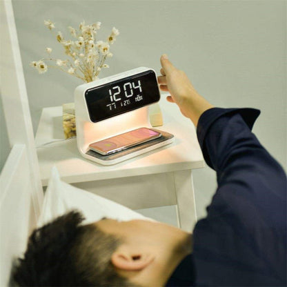 SleekStation – Clutter-Free Nightstand Solution with Touch Lamp 1
