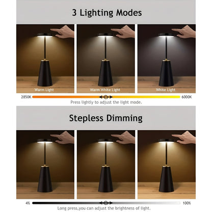 Sleek Lamp - Wireless Table Lamp with Modern Design & Dimmable Lighting 1