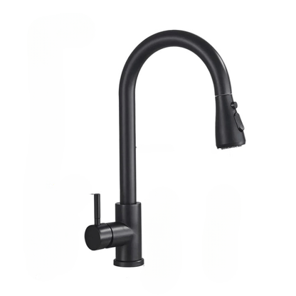 Sleek Modern Kitchen Faucet - High Arch Pull-Out Spout for Easy Access 7