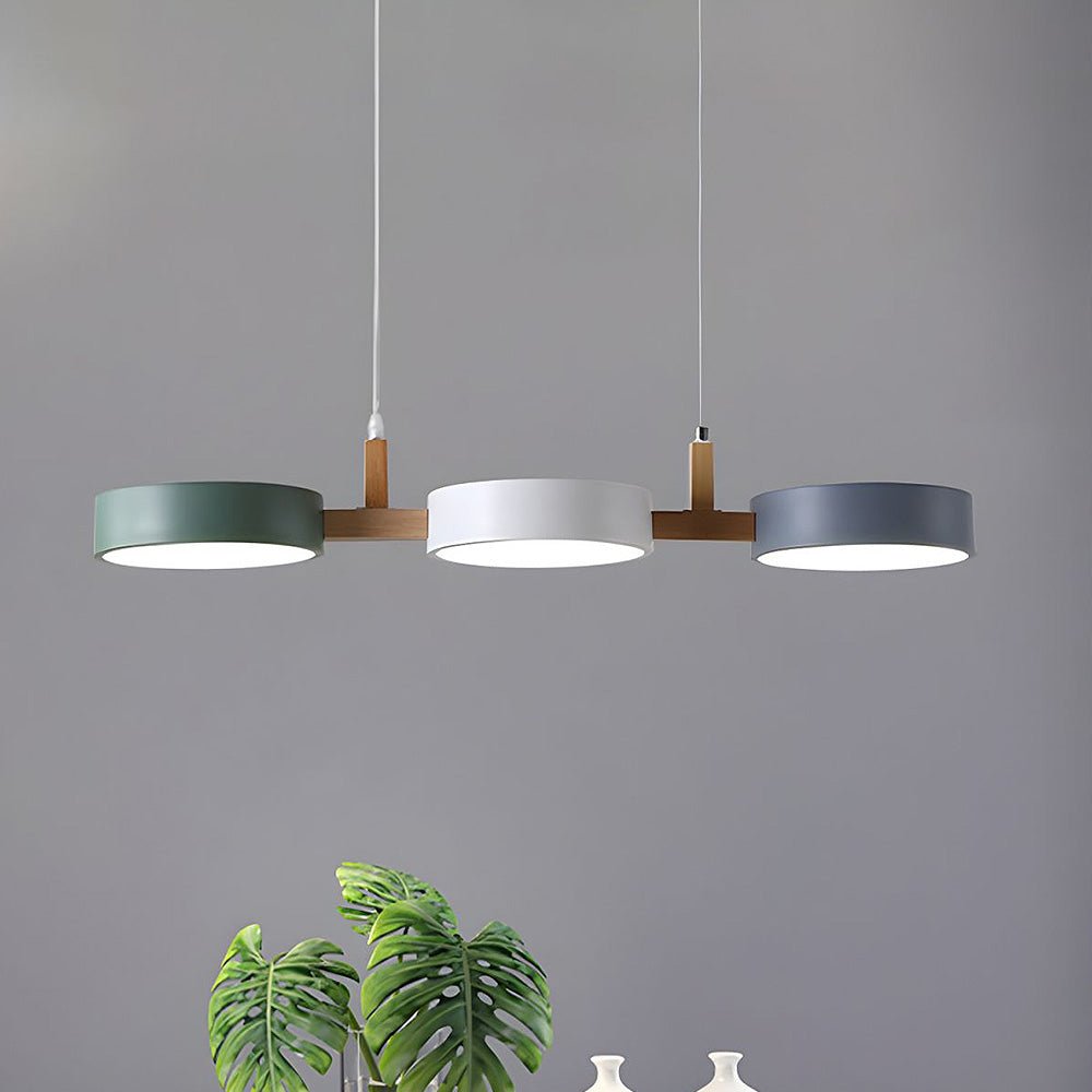 Sleek Nordic Pendant Lamp - Modern Metal Ceiling Light Fixture with Integrated LED 1