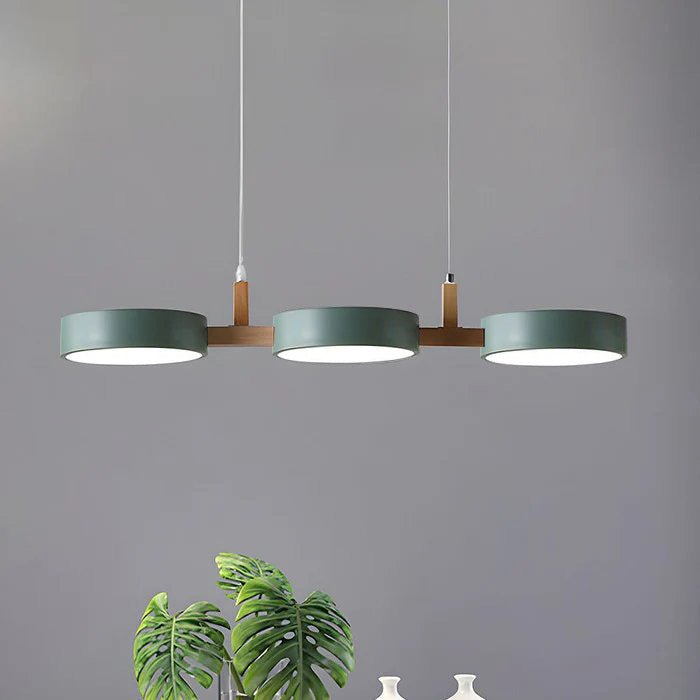 Sleek Nordic Pendant Lamp - Modern Metal Ceiling Light Fixture with Integrated LED 10