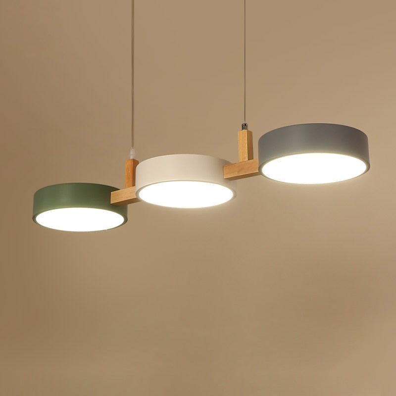 Sleek Nordic Pendant Lamp - Modern Metal Ceiling Light Fixture with Integrated LED 5