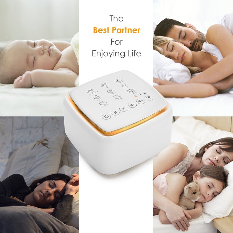SleepEase - White Noise Machine with 9 Calming Sounds for Sleeping 2