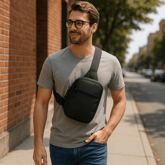 Slimvoy Sling Bag voor Vrouwen - Verstelbare Crossbody Tas met Meerdere Compartimenten