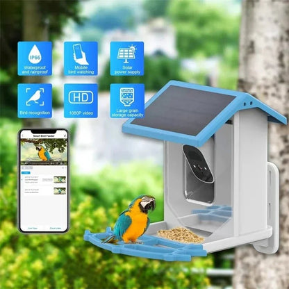 Smart Bird Feeder with Camera - 2.4K HD, Solar-Powered, Night Vision 2