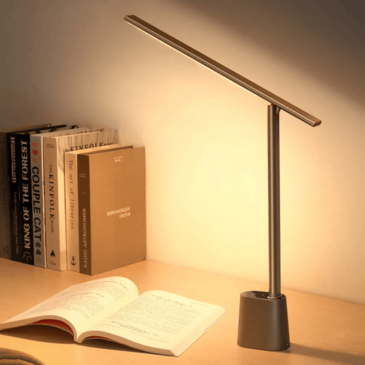 Smart LED Desk Lamp - Dimmable, Rechargeable, Compact & Foldable Design 0