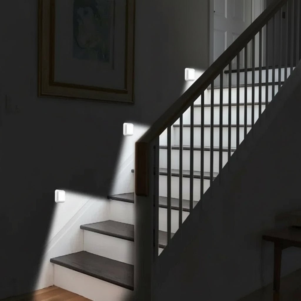 Smart LED Motion Sensor Night Light - Battery-Powered Bedside Lamp with Automatic Shut-Off 2