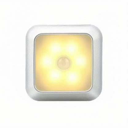 Smart LED Motion Sensor Night Light - Battery-Powered Bedside Lamp with Automatic Shut-Off 8