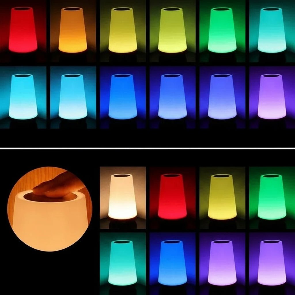Smart RGB Night Light - 13 Color Changing Touch & Remote Control Lamp 2