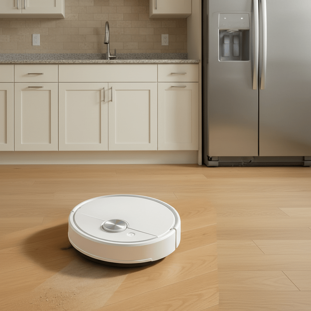 Smart Robot Vacuum Cleaner - 2-in-1 Mopping & AI Navigation for All Floors 0