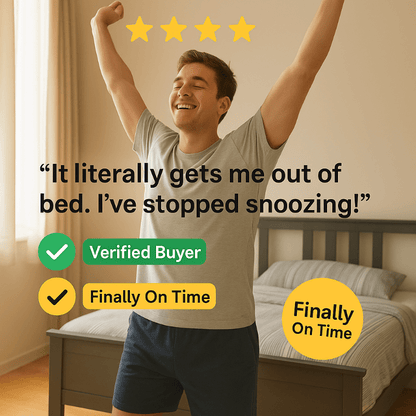 Smart Rug Alarm Clock - Soft Carpet Design for Heavy Sleepers with Vibration 5