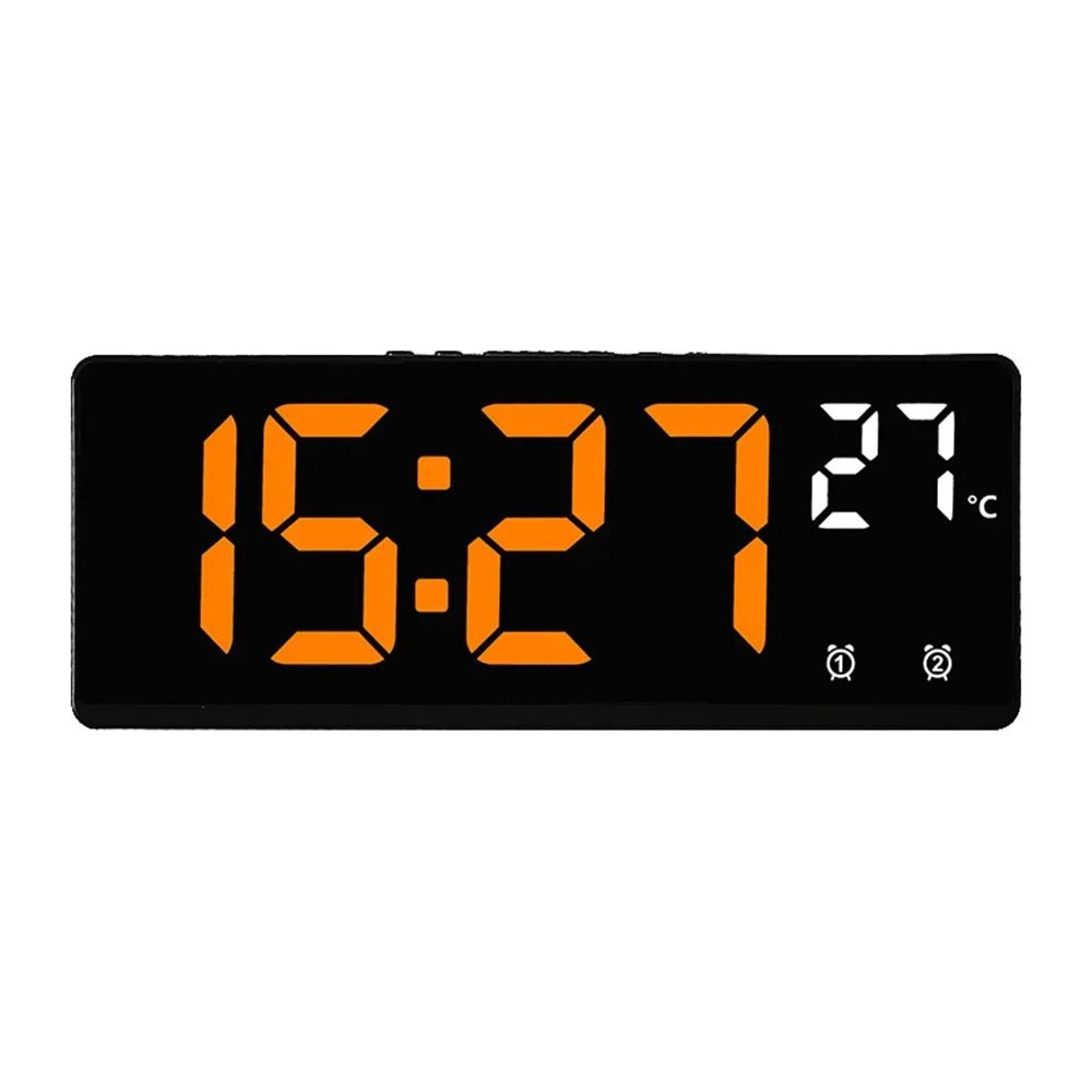 Smart Voice Control Digital Alarm Clock with Dual Alarms & Temperature Display 8