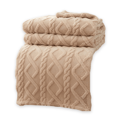 SnugBlanket - Double Layer Fleece Throw Blanket with Geometric Design for Comfort 12