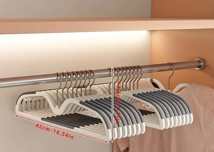 Space-Saving Coat Hanger with Non-Slip Grip & Rotating Hook for Clothes 0