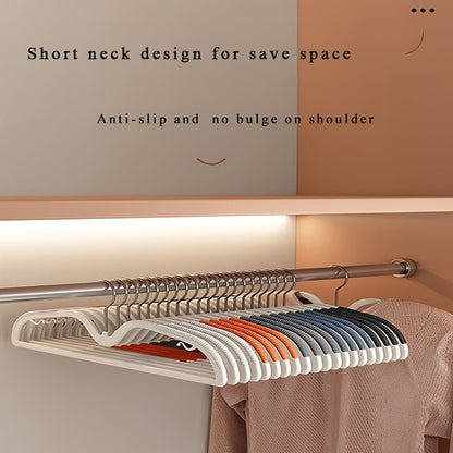 Space-Saving Coat Hanger with Non-Slip Grip & Rotating Hook for Clothes 2
