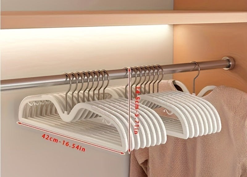 Space-Saving Coat Hanger with Non-Slip Grip & Rotating Hook for Clothes 5