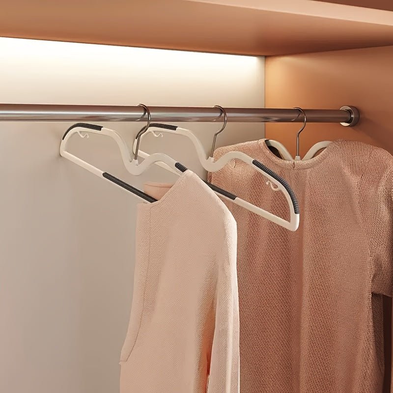 Space-Saving Coat Hanger with Non-Slip Grip & Rotating Hook for Clothes 7
