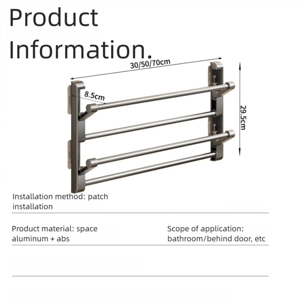 SpaceSaver - Wall-Mounted Shoe Rack with Drainage System for Organized Storage 2