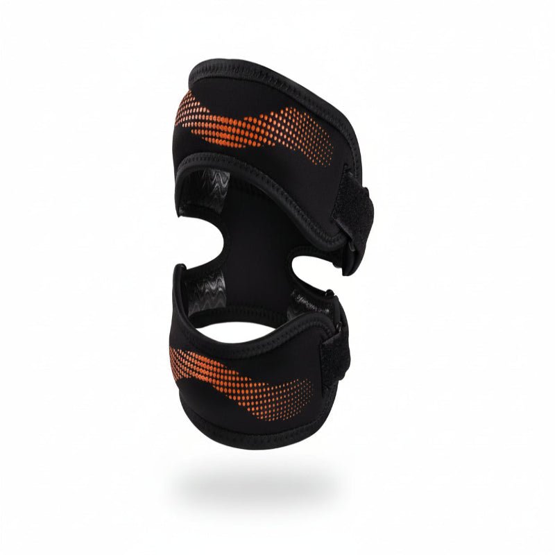 Sports Knee Pads with Double Patella Straps, Shock Absorption & Anti-Slip Design 0