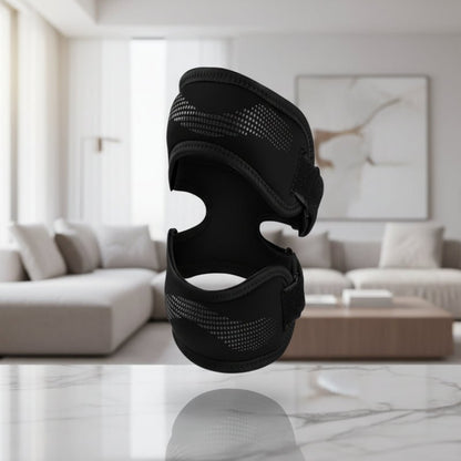 Sports Knee Pads with Double Patella Straps, Shock Absorption & Anti-Slip Design 6