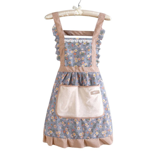 StainShield – Elegant Floral Apron with Full Coverage  SEO Title 0