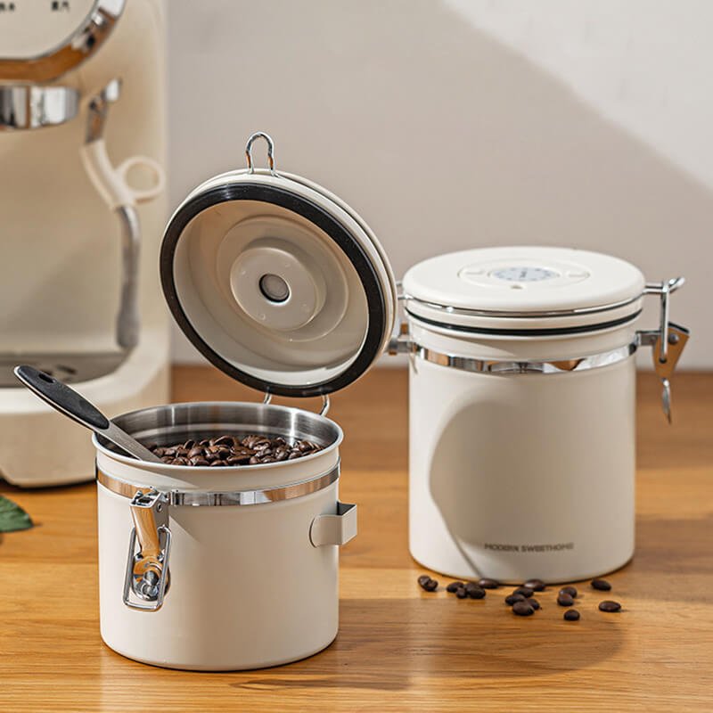 Stainless Steel Airtight Storage Container with Date Dial for Kitchen Freshness 3