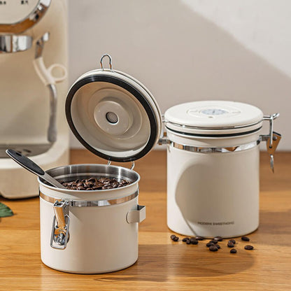 Stainless Steel Airtight Storage Container with Date Dial for Kitchen Freshness 3