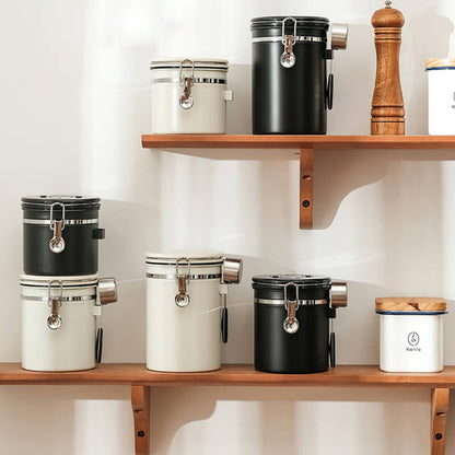 Stainless Steel Airtight Storage Container with Date Dial for Kitchen Freshness 5