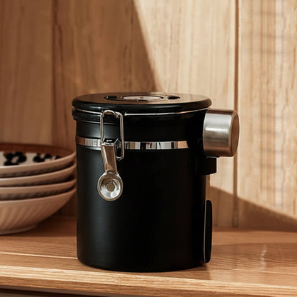 Stainless Steel Airtight Storage Container with Date Dial for Kitchen Freshness 6