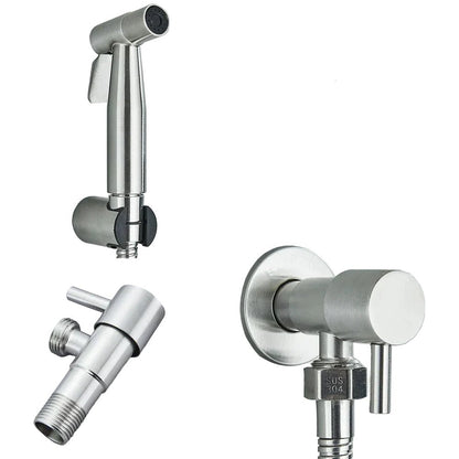 Stainless Steel Bidet Sprayer – Wall-Mounted Cold Water Shower for Effective Cleansing 2