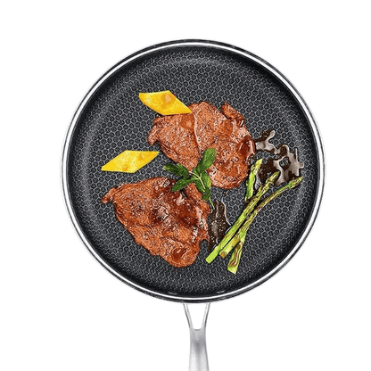 Stainless Steel Non-Stick Frying Pan for Effortless Cooking and Easy Food Release 7