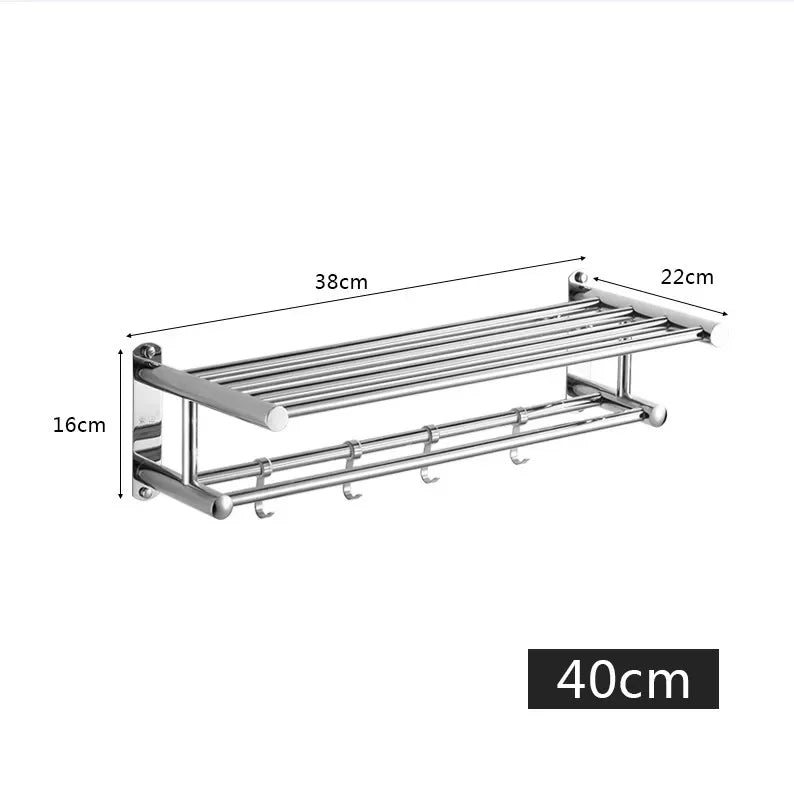 STEELFORM – Wall-Mounted Stainless Steel Towel Rack