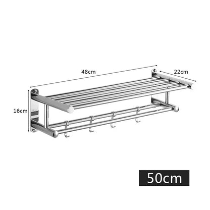 STEELFORM – Wall-Mounted Stainless Steel Towel Rack