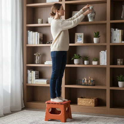 Stowella - Portable Folding Step Stool with Handle for Easy Reach, 300 lbs Capacity 9