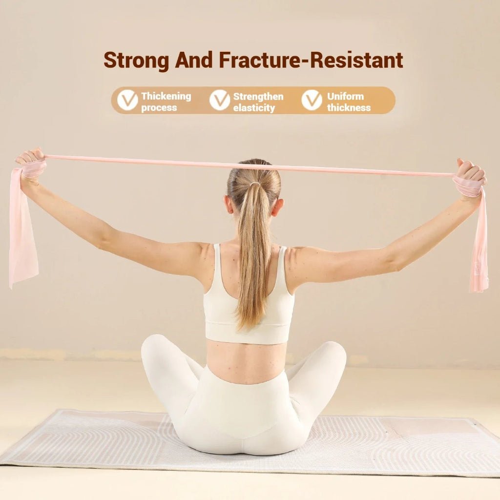 Stretching Resistance Strap - Premium Spandex Yoga & Fitness Tool for Beginners 2