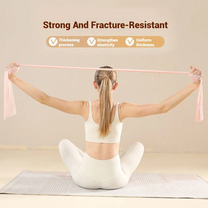 Stretching Resistance Strap - Premium Spandex Yoga & Fitness Tool for Beginners 2