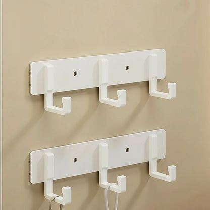 Sturdy Wall Coat Rack with Black Hooks for Clothes, Towels & Robes 14