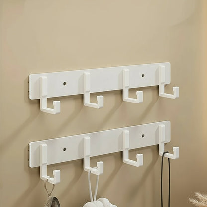 Sturdy Wall Coat Rack with Black Hooks for Clothes, Towels & Robes 15