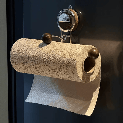 Suction Stainless Steel Toilet Paper Holder - Rustproof, Easy Install, Heavy Duty 5