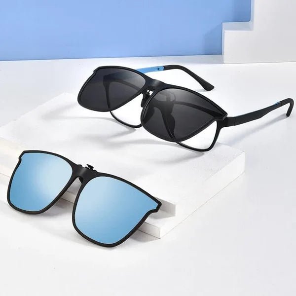 SunGuard Clip-On Polarized Sunglasses - UV400 Eye Protection & Anti-Glare 4