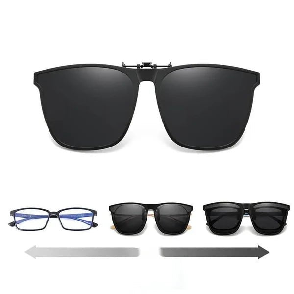 SunGuard Clip-On Polarized Sunglasses - UV400 Eye Protection & Anti-Glare 6