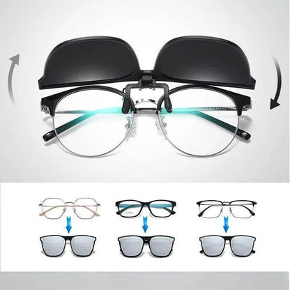 SunGuard Clip-On Polarized Sunglasses - UV400 Eye Protection & Anti-Glare 7