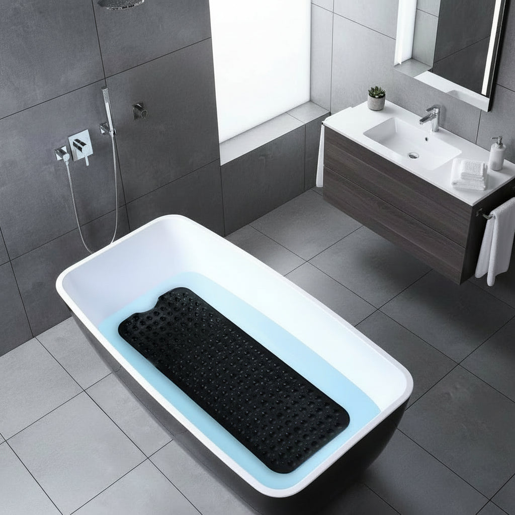 SureLock - Non-Slip Bathtub Mat with Quick-Drain Design & Strong Suction for Bathroom Safety 6