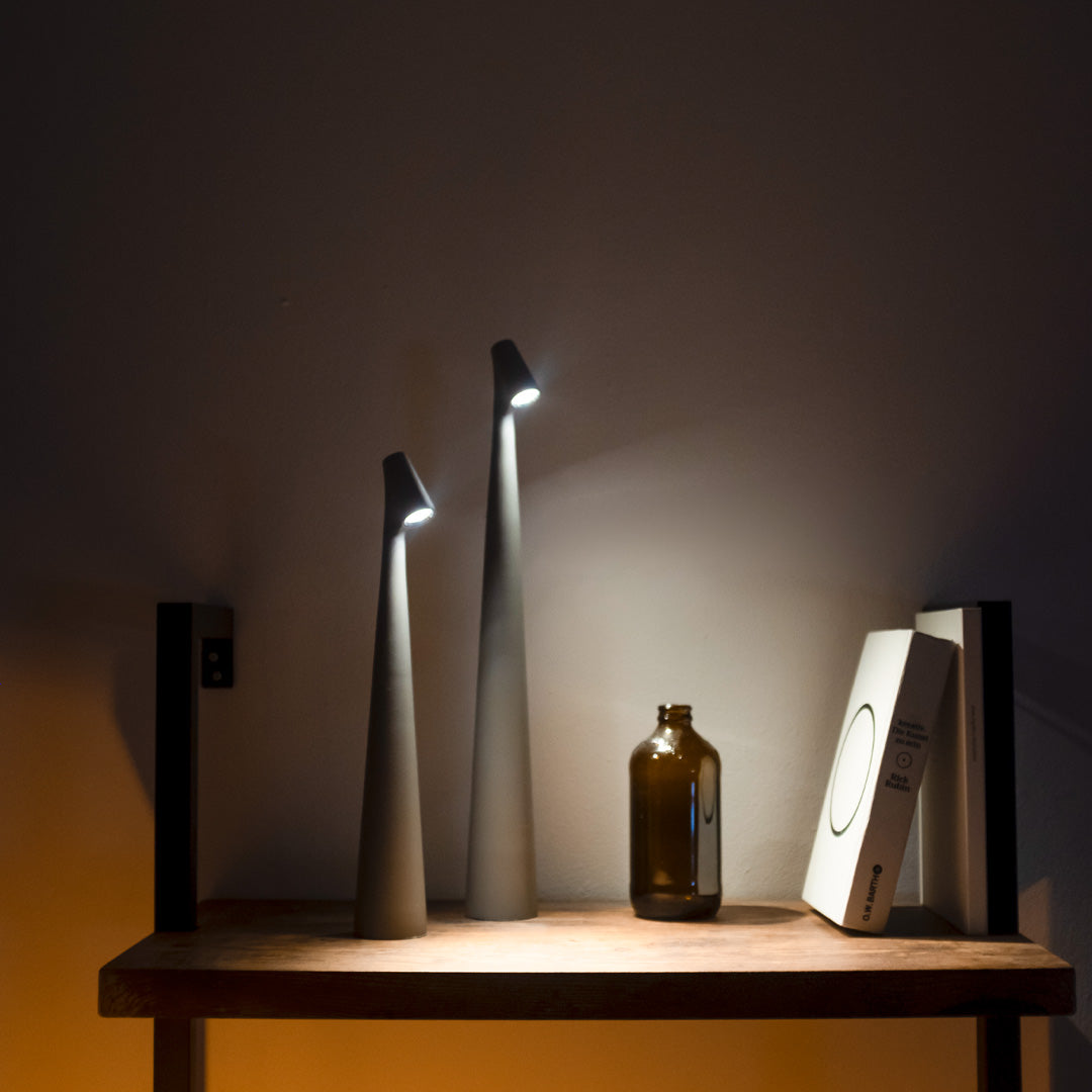 AURORA LUX – Modern Rechargeable Table Lamp for Indoor & Outdoor Ambiance