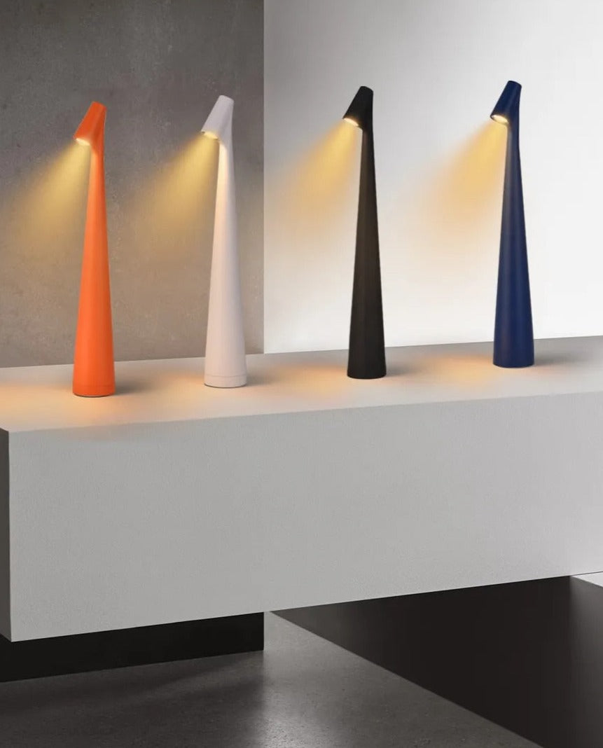 AURORA LUX – Modern Rechargeable Table Lamp for Indoor & Outdoor Ambiance