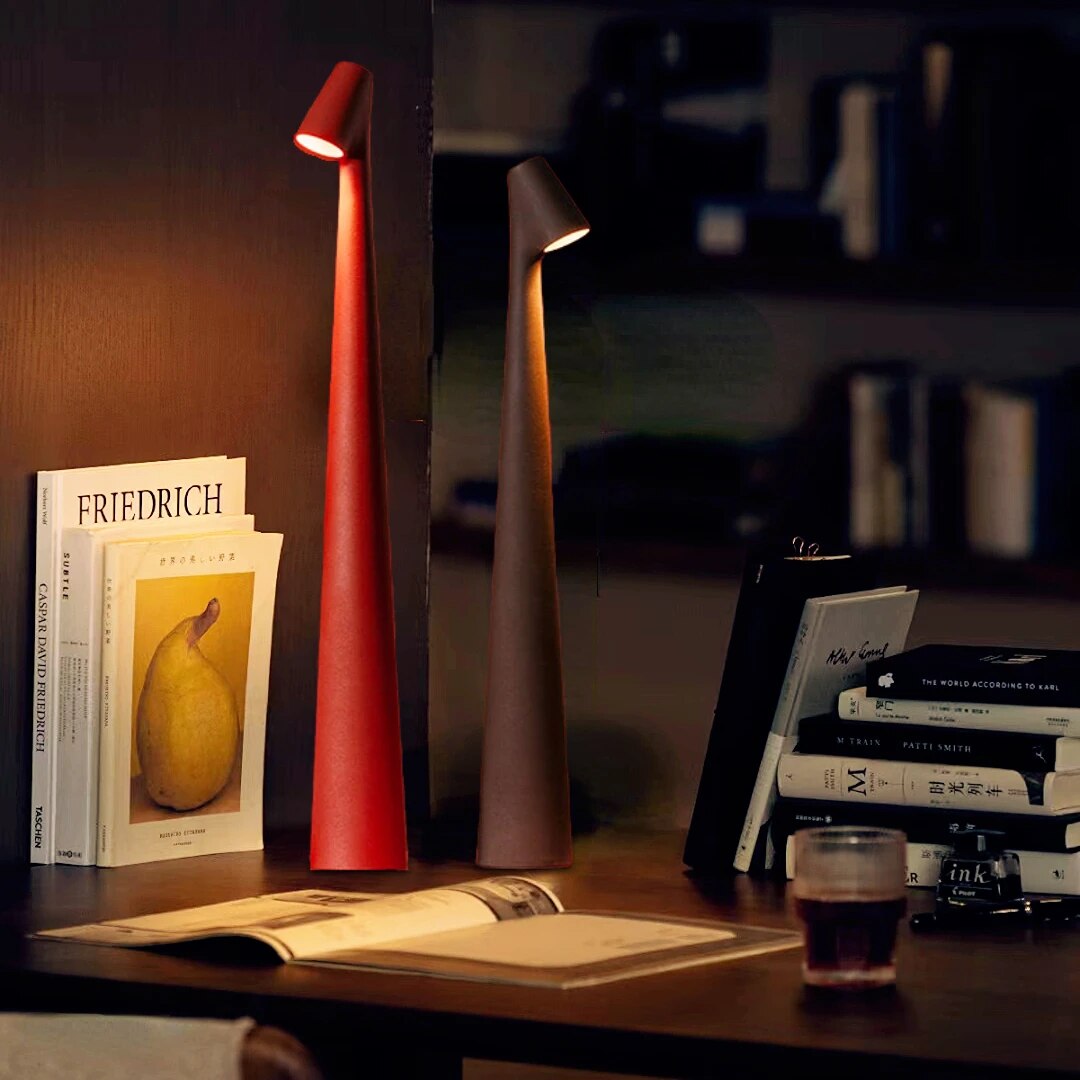 AURORA LUX – Modern Rechargeable Table Lamp for Indoor & Outdoor Ambiance