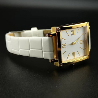 TERRATIME – Square Watch with Bamboo Pattern & Thin Profile 1