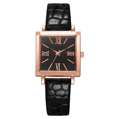 TERRATIME – Square Watch with Bamboo Pattern & Thin Profile 6